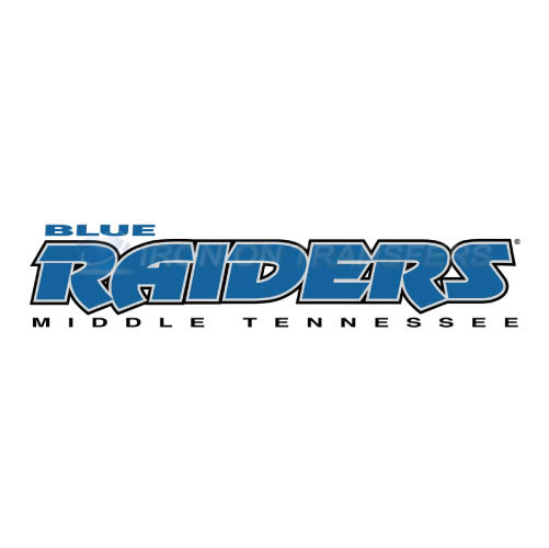 Middle Tennessee Blue Raiders Iron-on Stickers (Heat Transfers)NO.5083